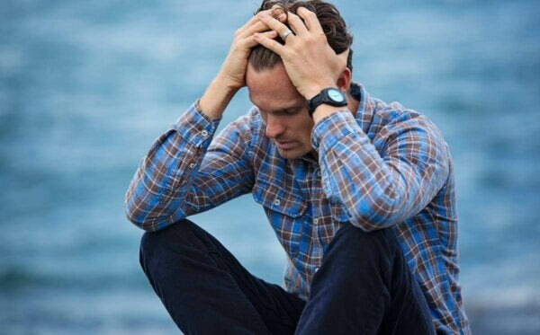 man med Existentiell depression