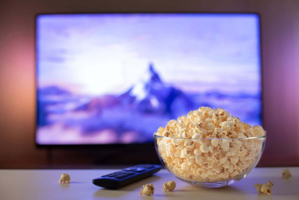 popcorn och film