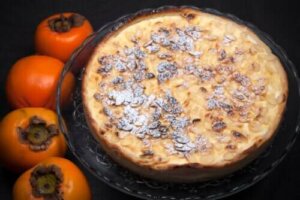 Recept på desserter med persimon och choklad