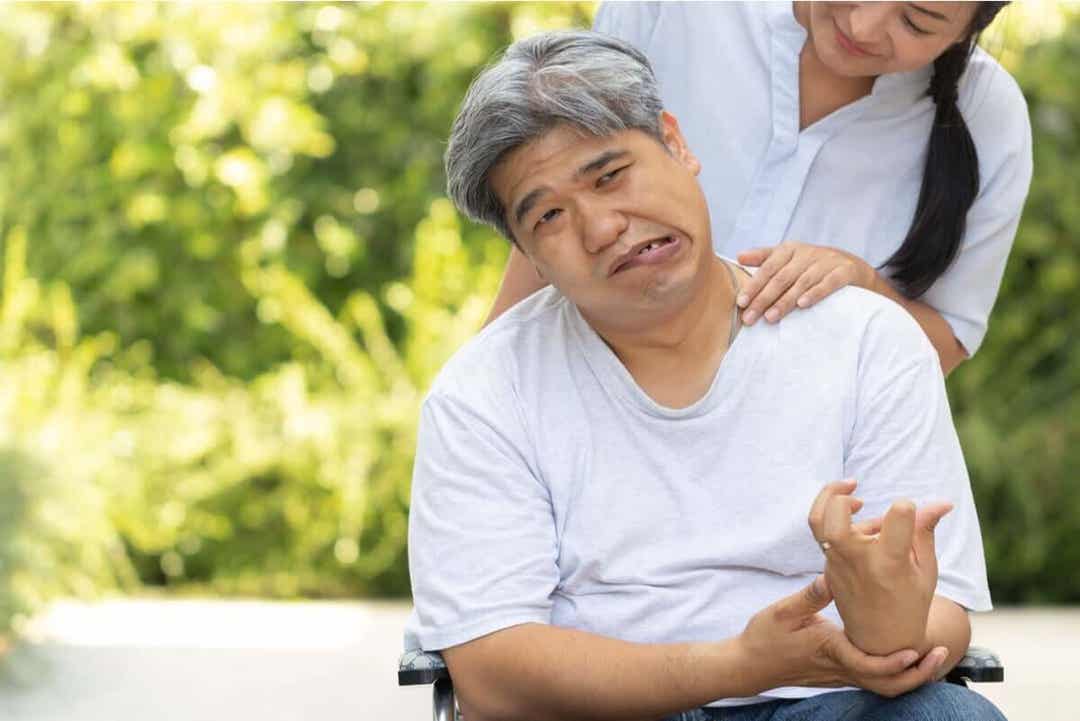 patient som har överlevt en intracerebral blödning