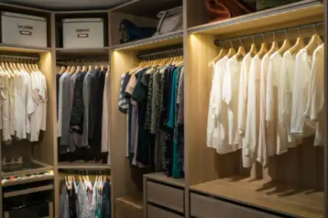 8 tips för bättre belysning i garderoben