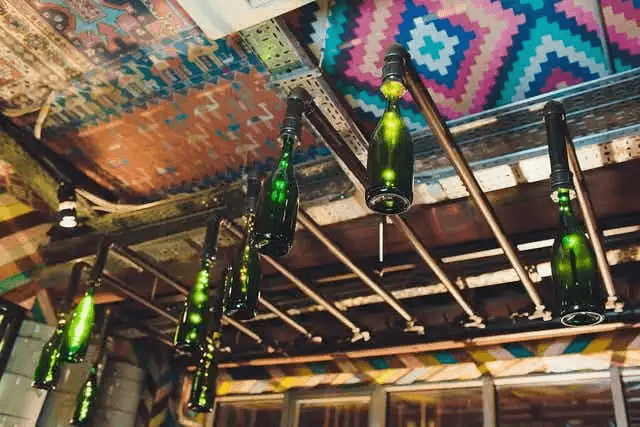 lampskärmar av flaskor