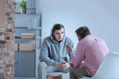 Kognitiv terapi baserad på mindfulness för ung man