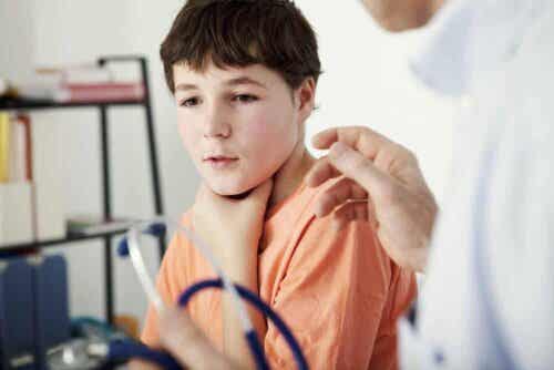 Lymfkörtelinflammation är inte ovanligt hos barn.