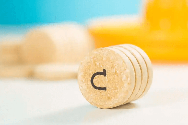 C-vitamin tablett.