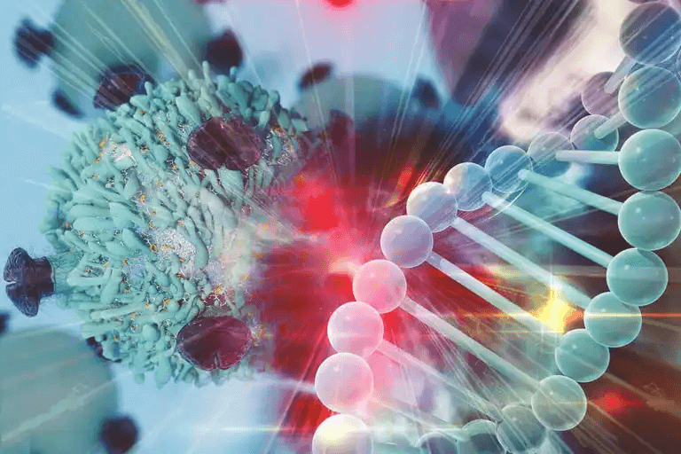 Immunförsvaret bekämpar cancerceller.