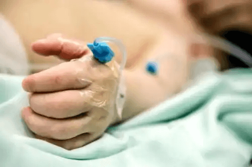 Hand med kateterisering