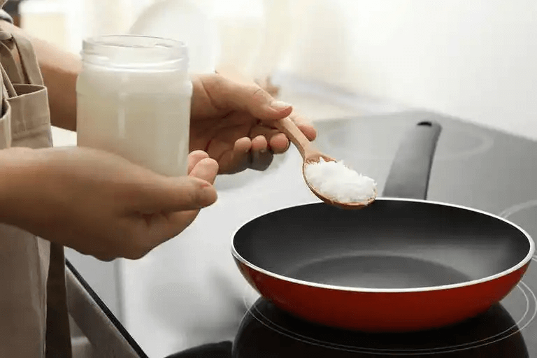 Matlagning med kokosolja