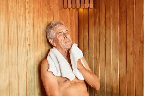 Människan åtnjuter de olika fördelarna med bastur