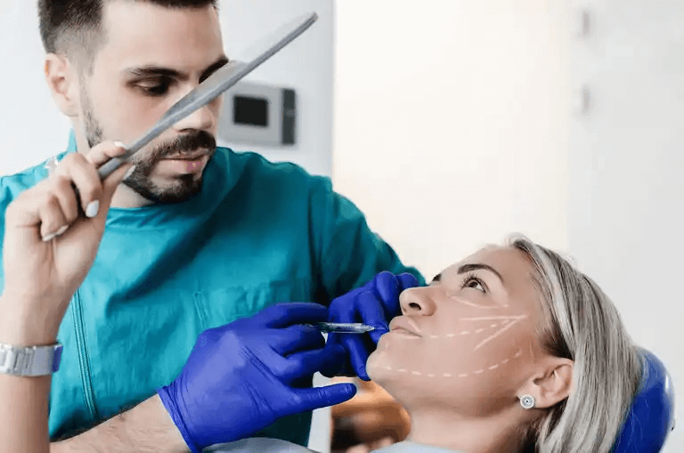 Ortognatisk kirurgi för att korrigera mandibulär prognati