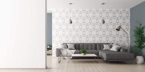 Hur du integrerar geometriska tapeter i din heminredning