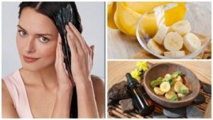 Få silkesglänsande hår med denna hårmask med banan och avokado