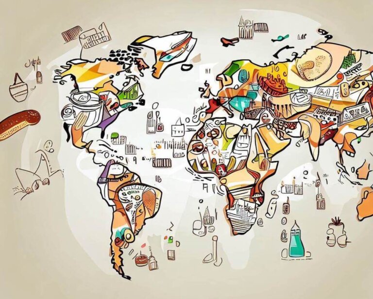 Vilka 10 länder konsumerar flest kalorier per dag och hur ser kosten ut?