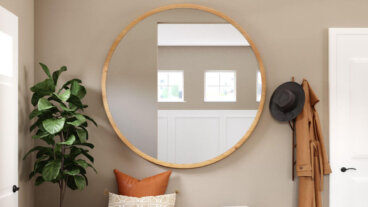 Dekorera med speglar för harmoni och balans, enligt feng shui